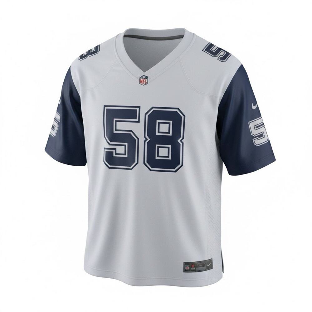 3XL Nike Dallas Cowboys Custom #58 ROD Jersey Men White